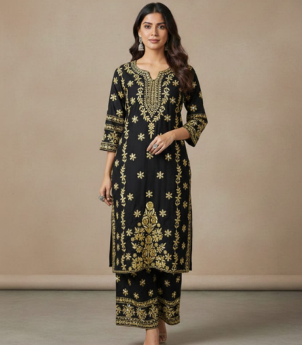 Chikankari Kurti Set